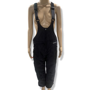 Arctix Black Youth Snow/Ski Bib, Youth L